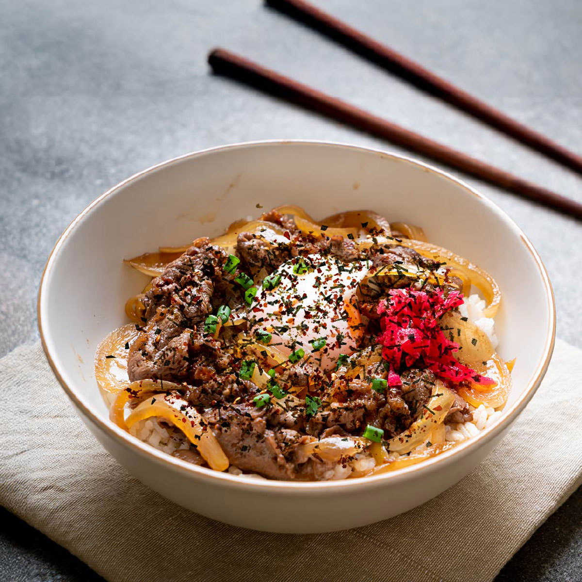 Food Service Images Rice Beef Teriyaki Rice Bowl - Kobe Food Service